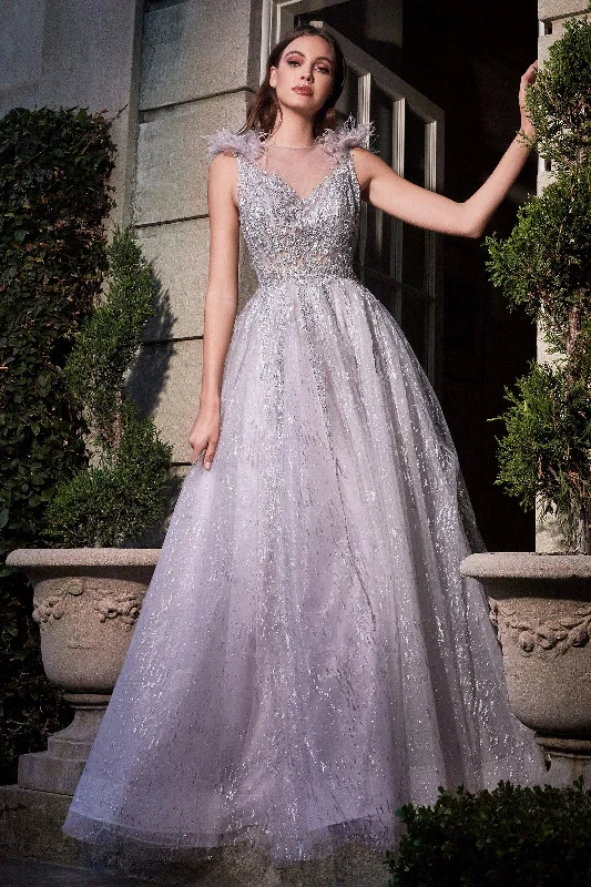 Cinderella Divine B704 Sleeveless Long Prom Dress