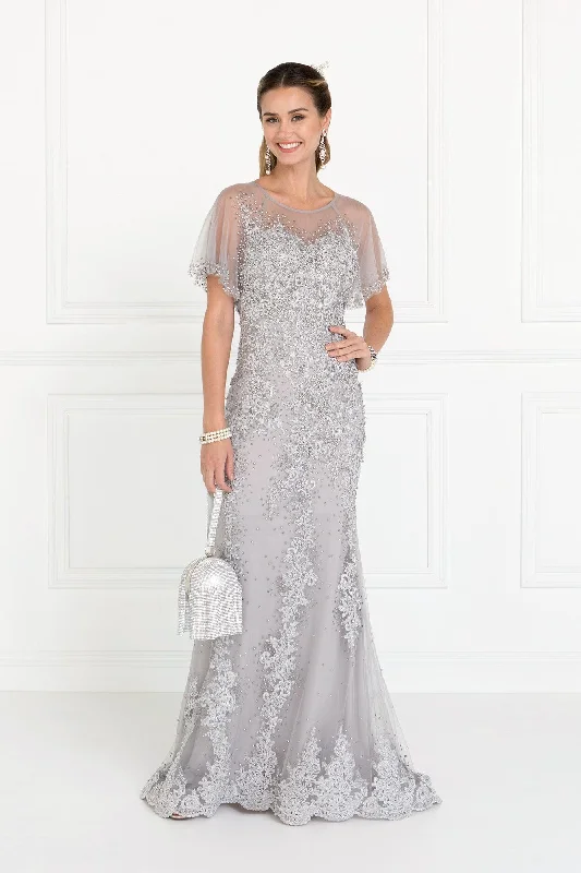 Long Dress Formal Evening All Lace Gown