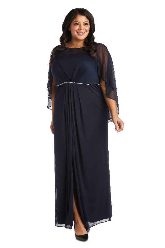 R&M Richards 2461W Long Formal Plus Size Dress