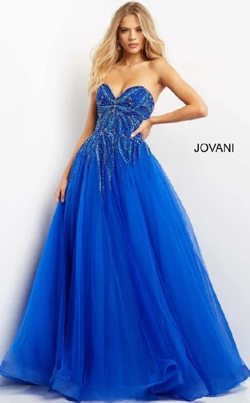 Jovani 07946 Strapless Long Prom Gown