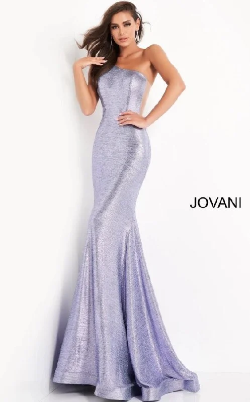 Jovani 06367 One Shoulder Formal Long Prom Gown