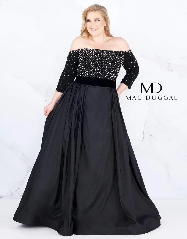 Mac Duggal Prom Plus Size Dress Long