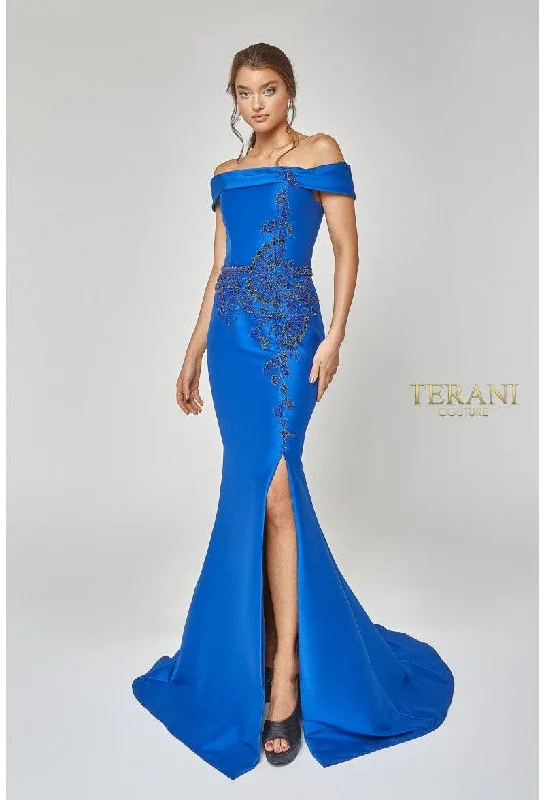 Terani Couture 1921M0510 Long Formal Beaded Dress