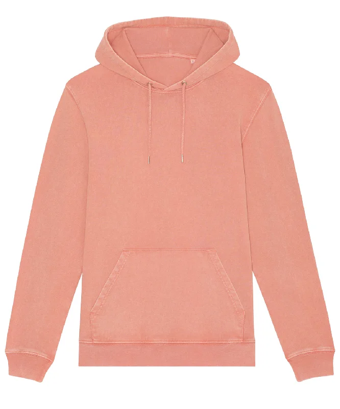 Garment Dyed Aged Rose Clay - Cruiser Vintage terry hoodie sweatshirt (STSU853)