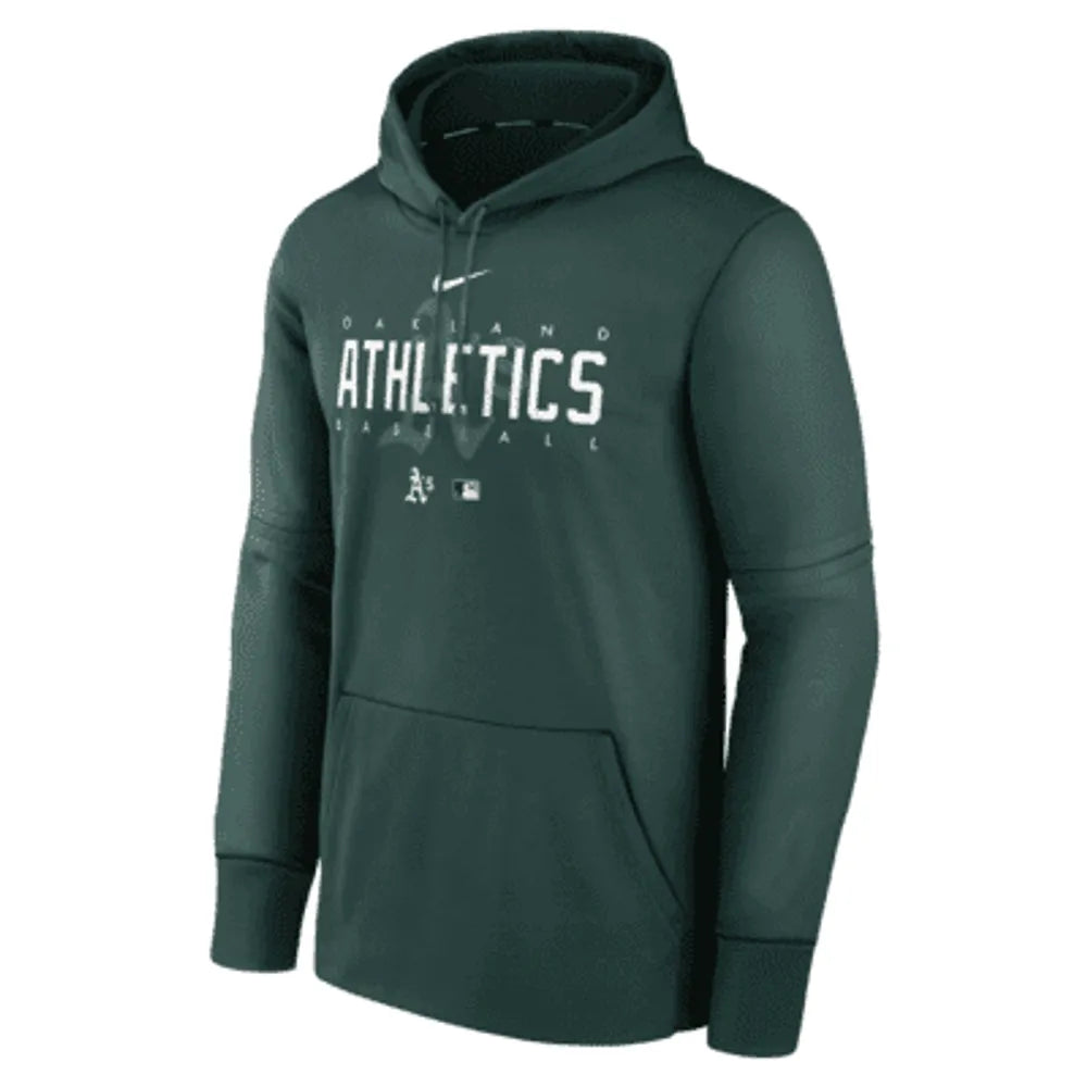 Nike Therma Pregame (MLB Oakland Athletics) Men's Pullover HoodiE