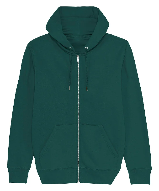 Glazed Green - Cultivator, unisex iconic zip-thru hoodie sweatshirt (STSM566)