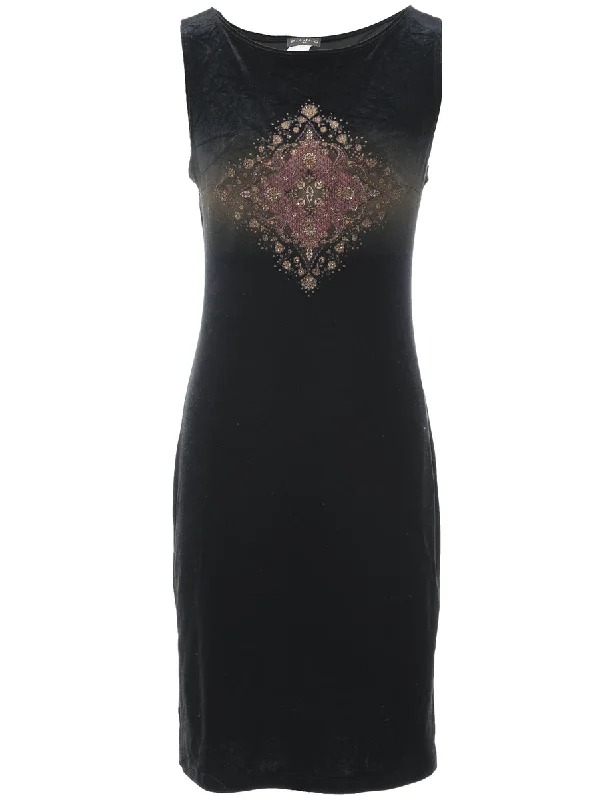 Black Evening Dress - M