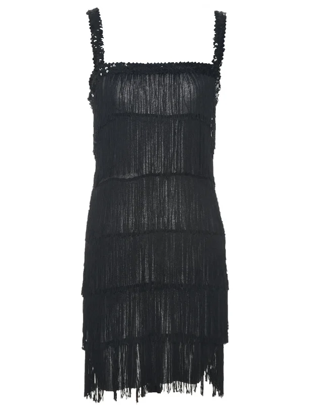 Black Evening Dress - XS