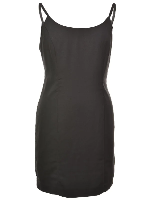 Black Sleeveless Dress - M