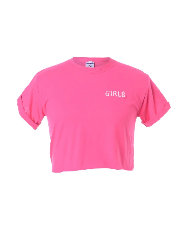 Label Girls Crop T-Shirt