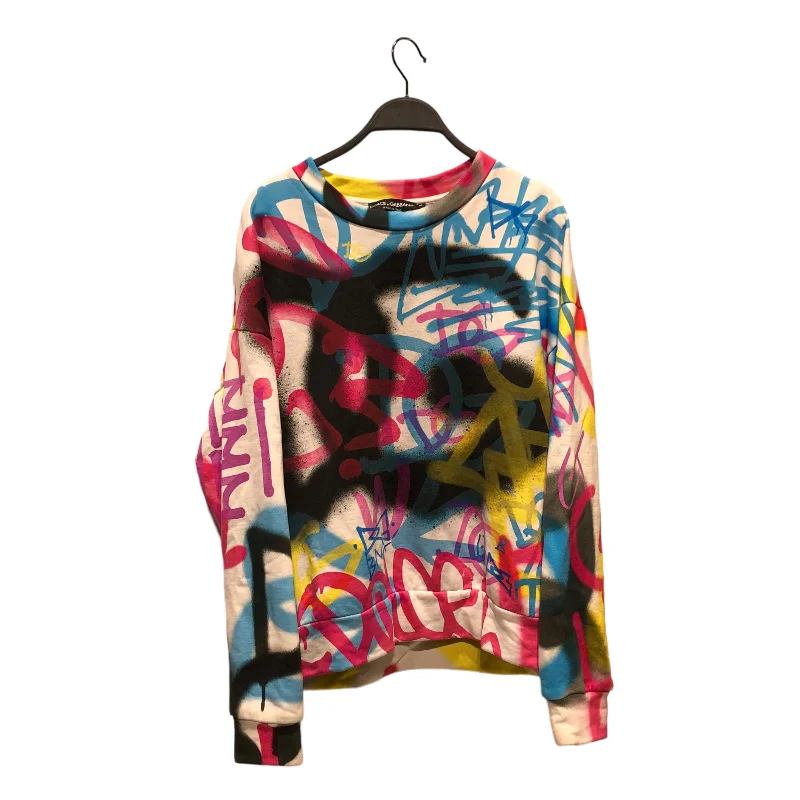 DOLCE&GABBANA/Sweater/S/All Over Print/Cotton/MLT/GRAFFITI SWEATER