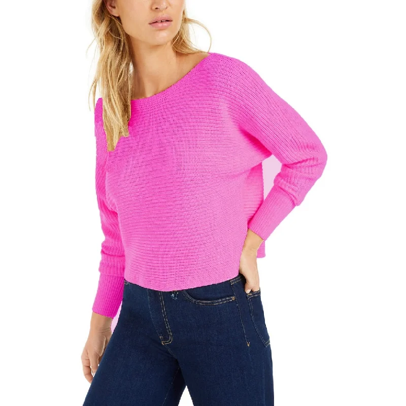 Bar IIIWomen's Becca Tilley X Dolman-Sleeve Sweater Pink Size Large