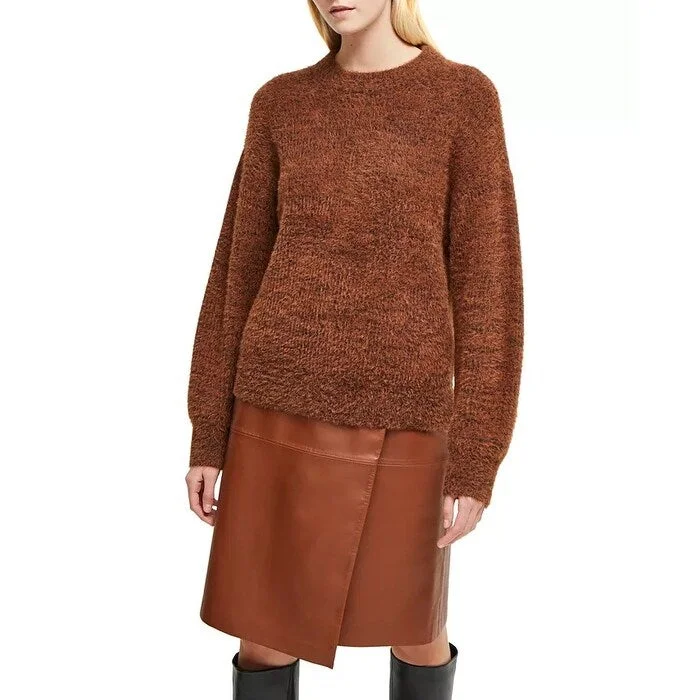 French Connection Women's Rufina Knit Sweater Brown Size Small