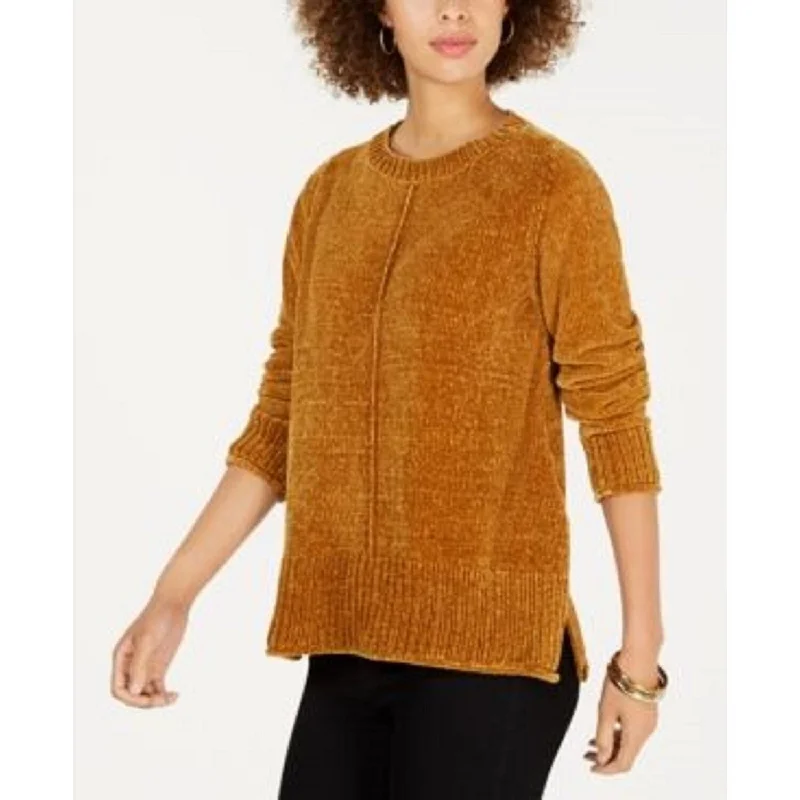 Style & Co Women's Petite Chenille Sweater Yellow Size Petite