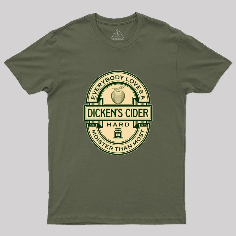 Dicken's Cider Label Geek T-Shirt