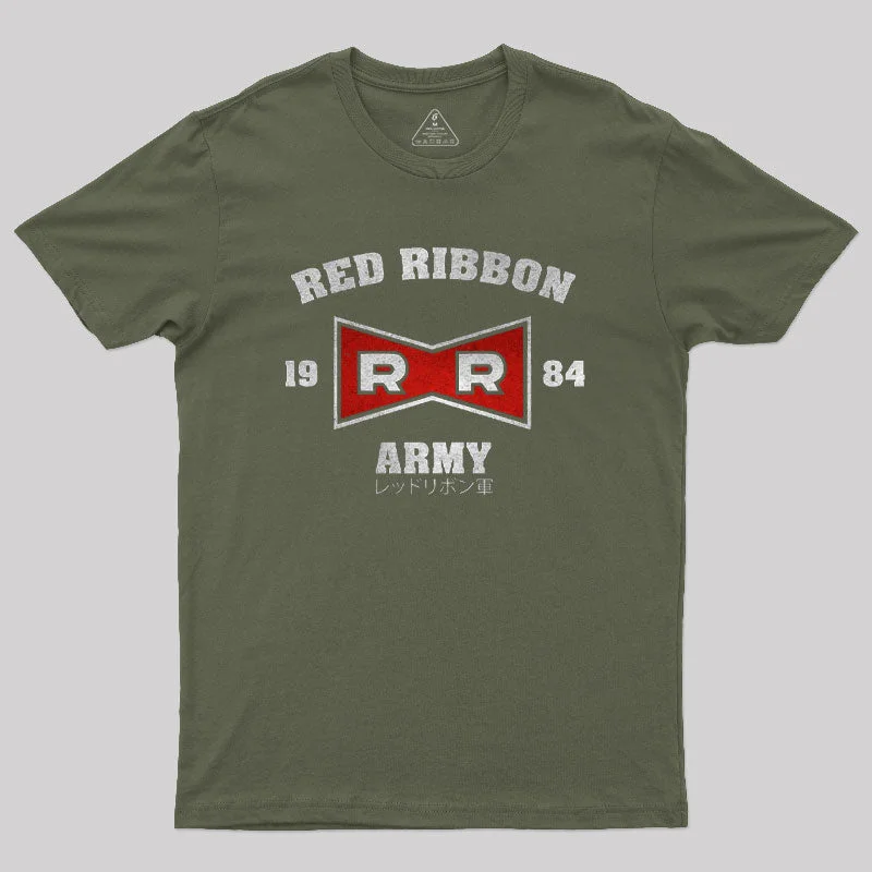 Red Ribbon Army Geek T-Shirt