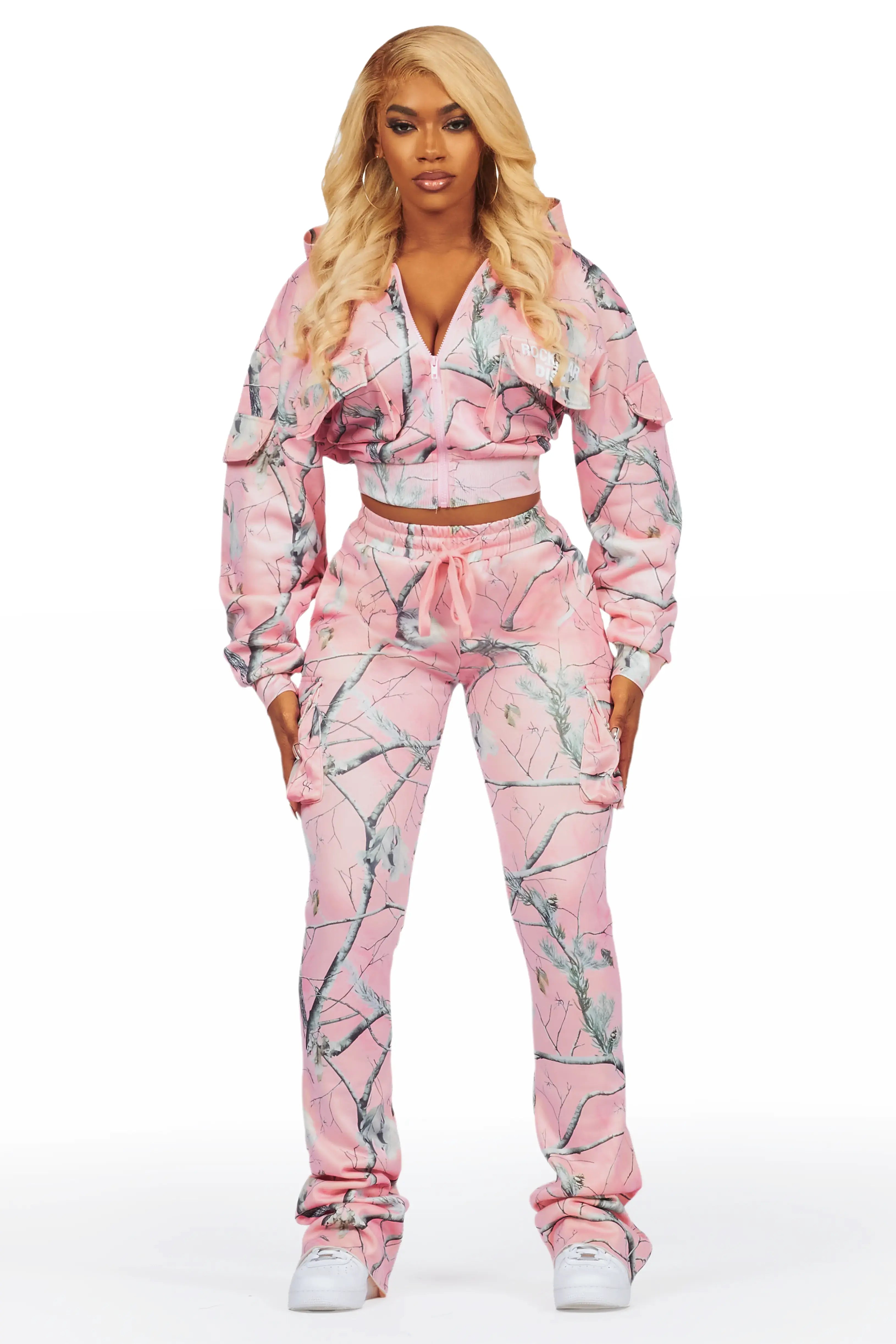 Tehjena Pink Tree Camo Stacked Trackset