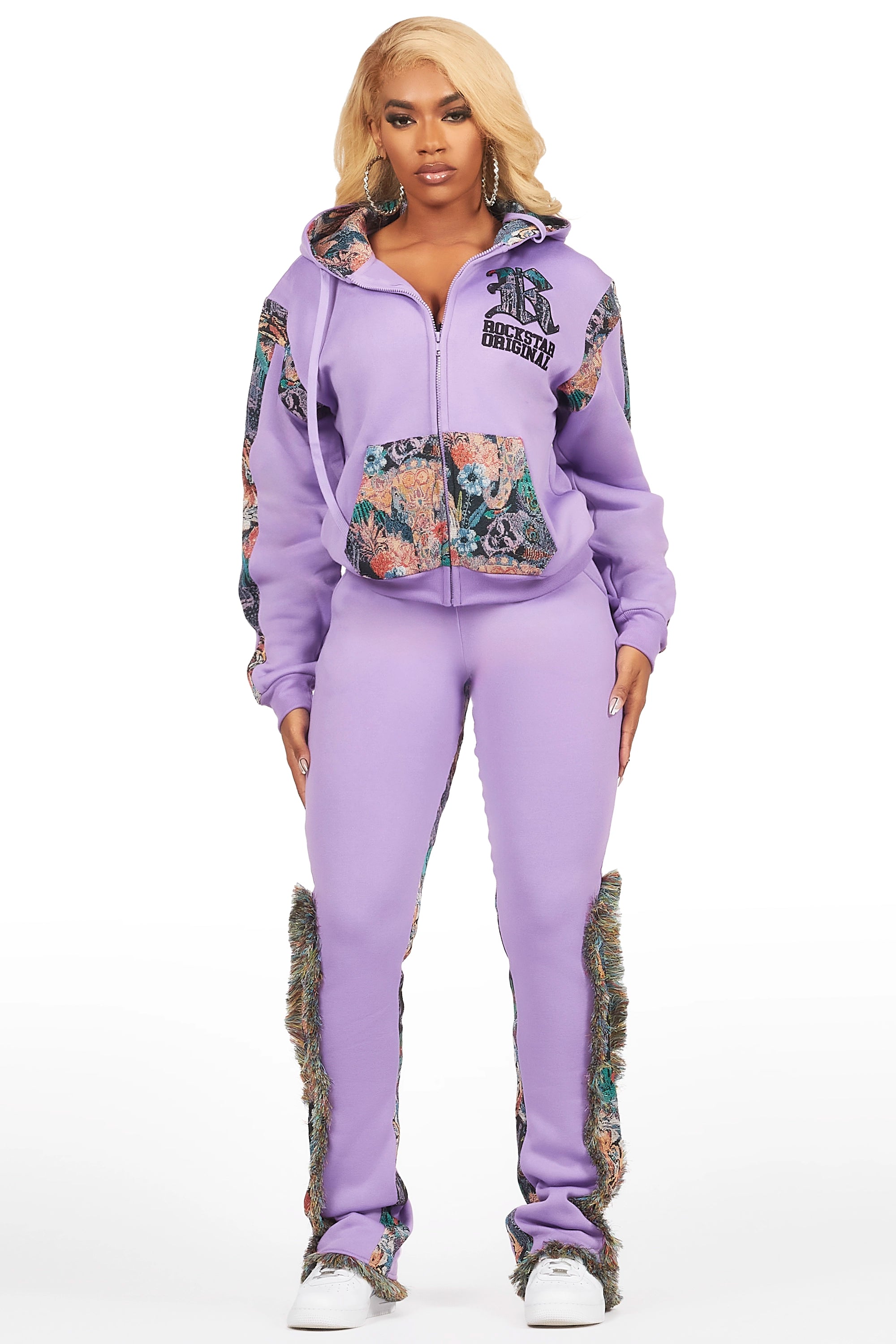 Linnea Purple Tapestry Stacked Trackset