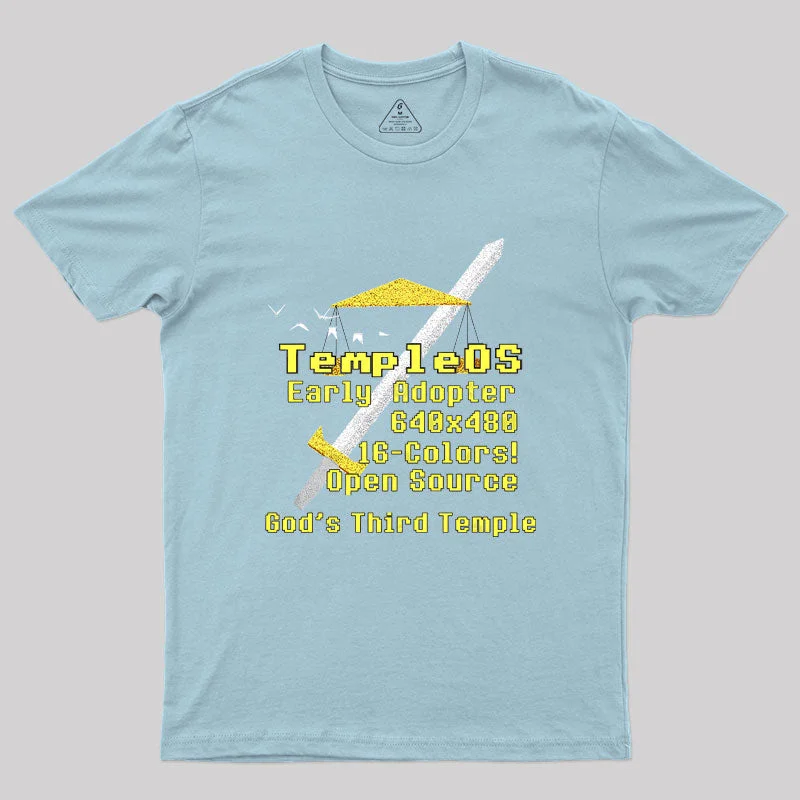 TempleOS Early Adopter Geek T-Shirt