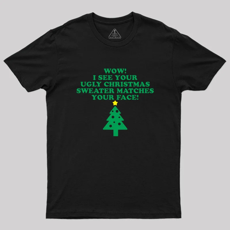 UGLY XMAS SWEATER Geek T-Shirt