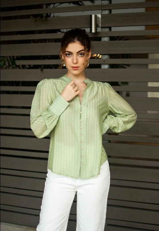 LYNNETTE SAGE SHIRT