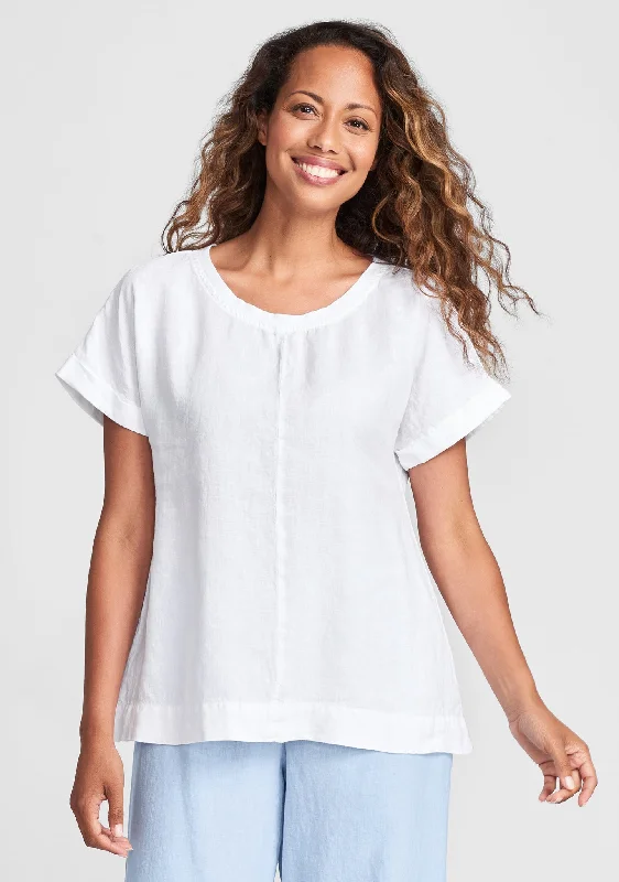 Tee Top - Linen T Shirt - FINAL SALE